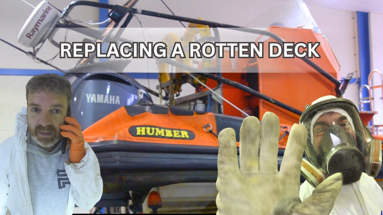 REPLACING A ROTTEN DECK ON A 16 YEAR OLD BOAT