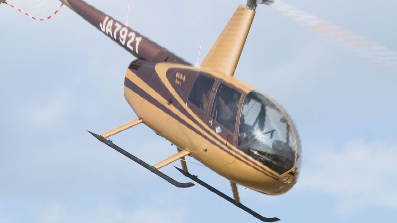 Robinson R44 アクロバティックなフライト