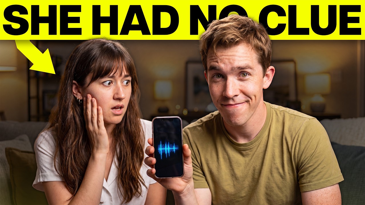 I Cloned My Voice to Fool My Wife (She Had No Idea)