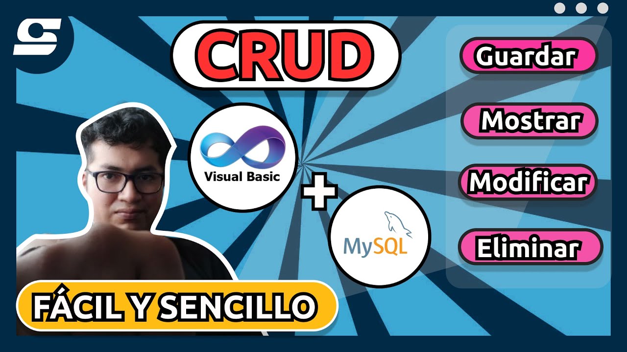 ¿CÓMO HACER UN CRUD (Guardar, Mostrar, Modificar y Eliminar) VISUAL BASIC Y MYSQL? FÁCIL Y SENCILLO