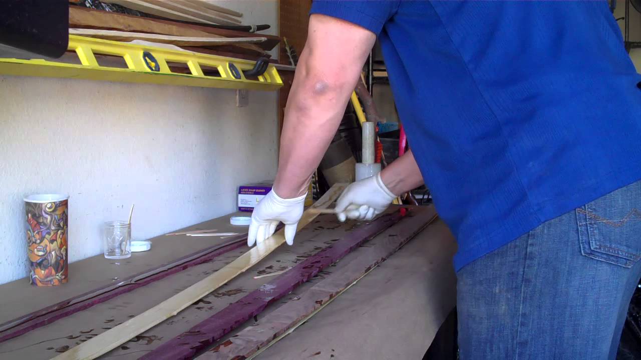 How to Glue-Up a Bamboo Backed Longbow: Epoxy