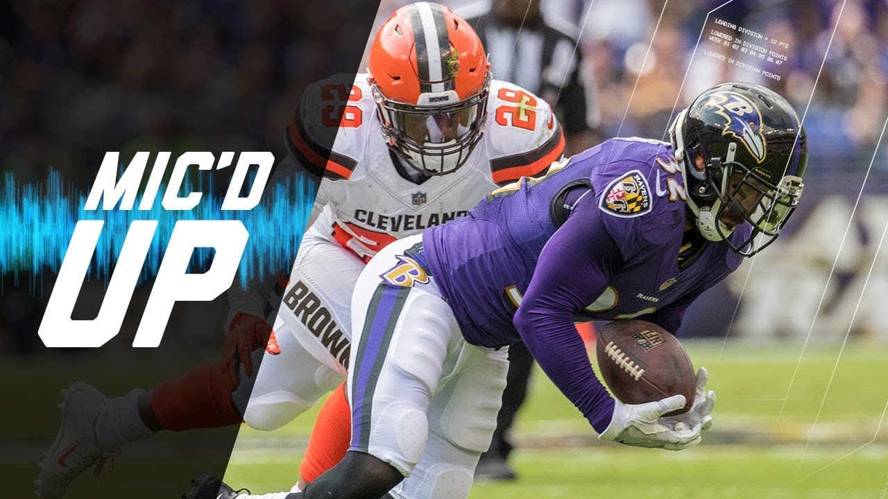 Eric Weddle Mic'd Up Commanding Ravens Defense vs. Browns | NFL Films | Sound FX
