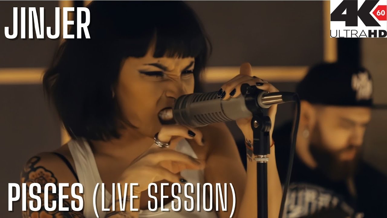 JINJER - Pisces - live session (4K HD) V2