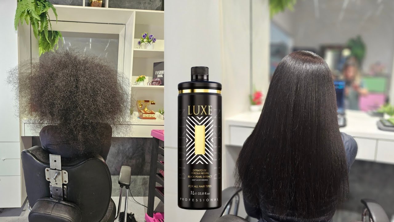 O Cabelo MAIS RESISTENTE DA MINHA VIDA! Usei a Progressiva com Formol Luxe Blueken