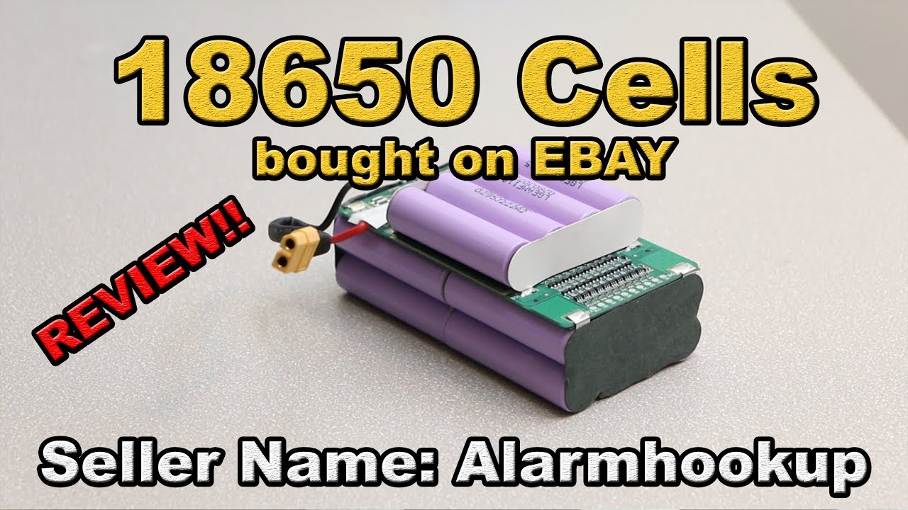 Ebay Battery review 18650 LG li-ion - Seller: alarmhookup