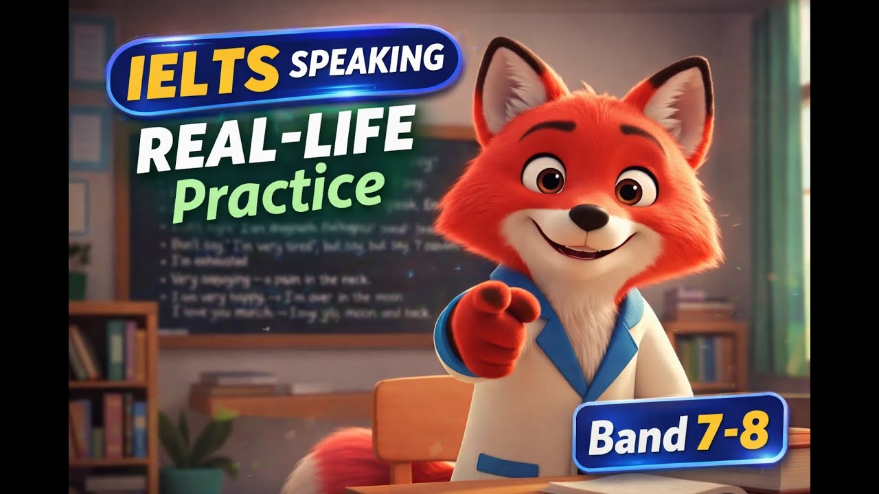 IELTS Speaking Practice 2026 | Band 7–8 Vocabulary & Dialogues