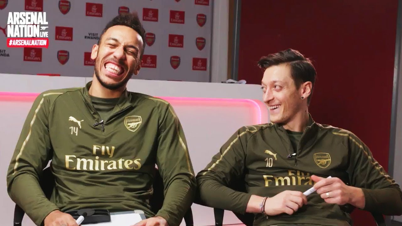 Aubameyang and Ozil | Arsenal Nation LIVE: Teammates Special