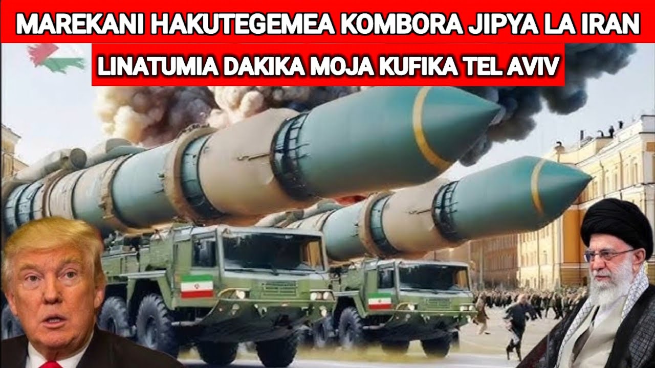 IRAN AMEPIGA KOMBORA JIPYA LINAITWA 