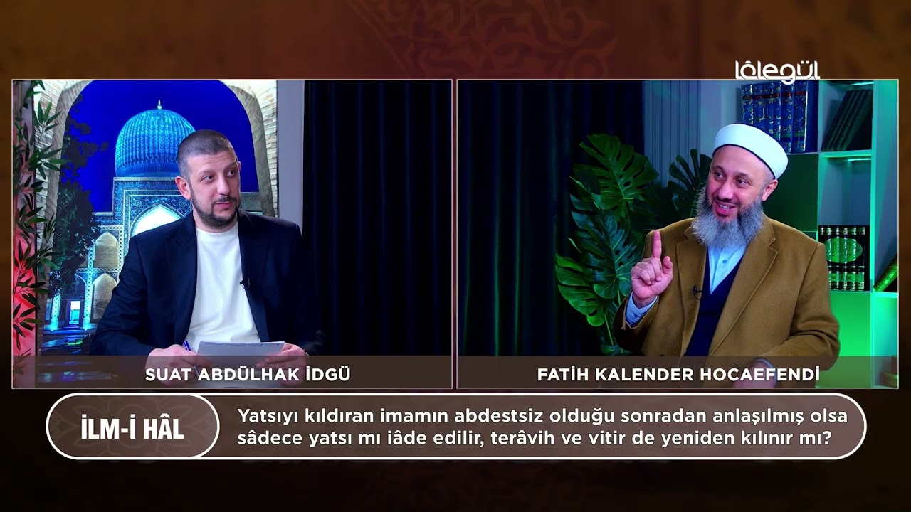 Yatsıyı Kıldıran İmamın Abdestsiz Olduğu Sonradan Anlaşılsa Terâvih ve Vitir de Yeniden Kılınır Mı?