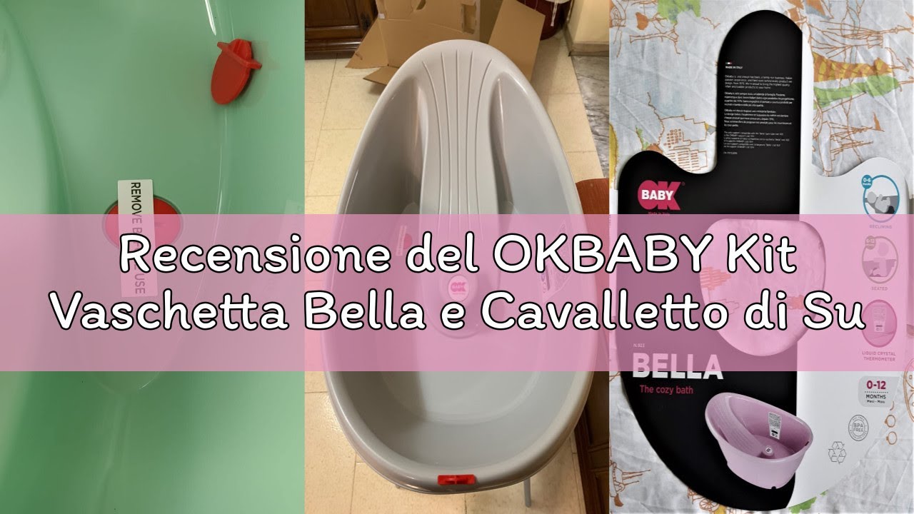 Recensione del OKBABY Kit Vaschetta Bella e Cavalletto di Supporto - per il Bagnetto del Neonato 0-1