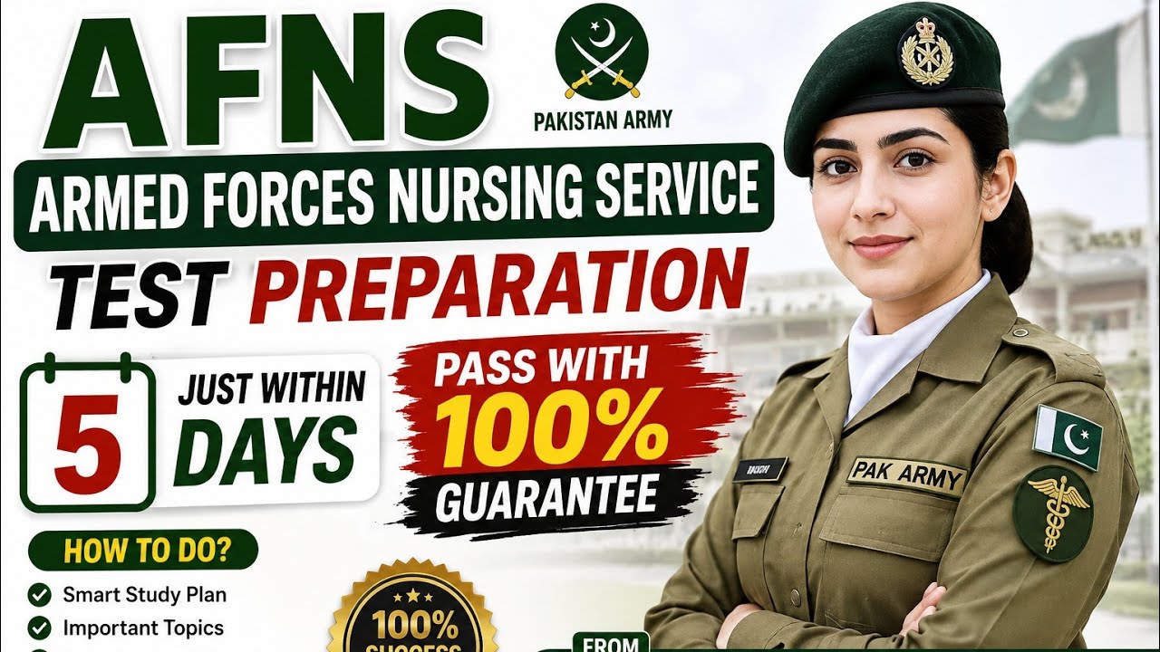 AFNS Test Preparation in Just 5 Days | Strategy to Pass AFNS Initial Test 2026 | Past Papers & Tips