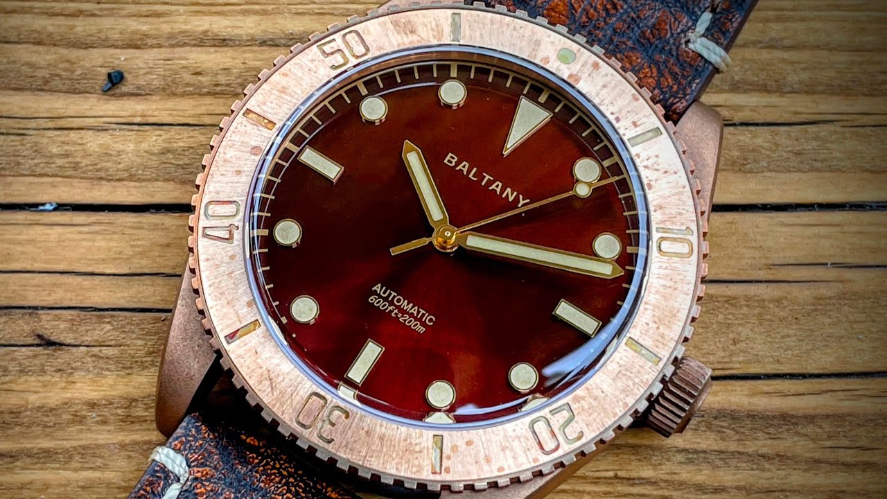 Часы Baltany Bronze Diver Watch — подробный обзор