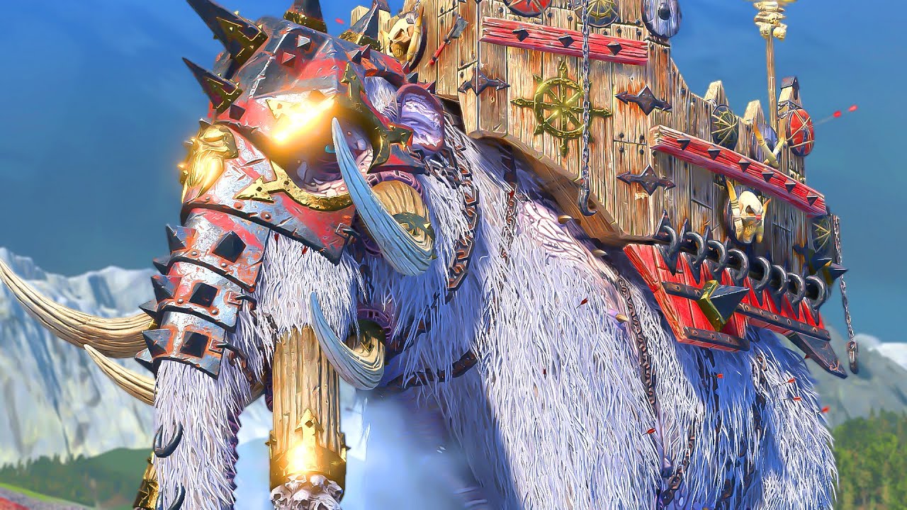 Dwarfs invaded by Norsca - Total War: Warhammer 3 Cinematic Battle
