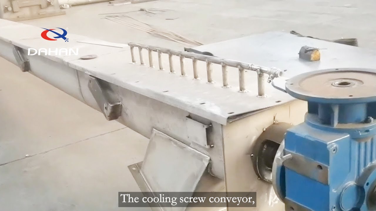 cooling screw conveyor