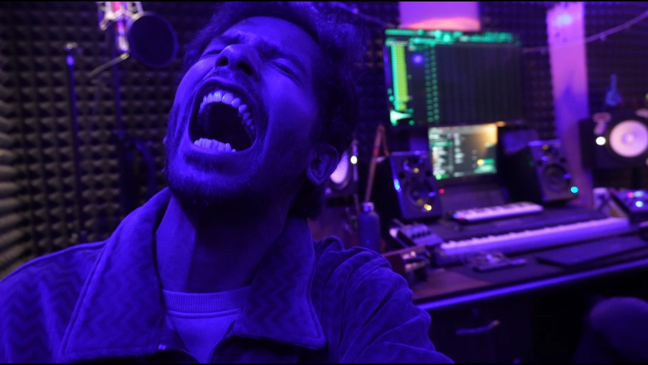 He Created a rap song from scratch in front of us! (Behind the Scenes)