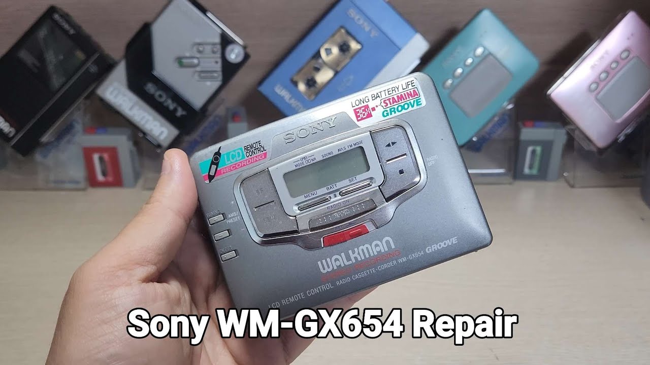 Sony WM-GX654 Repair Cassette Player Walkman