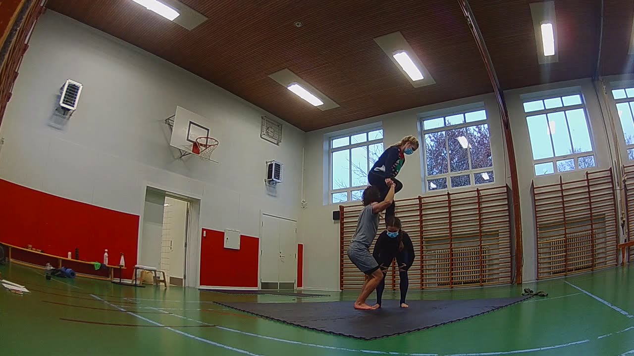 AcroYoga, Human Staircase Game