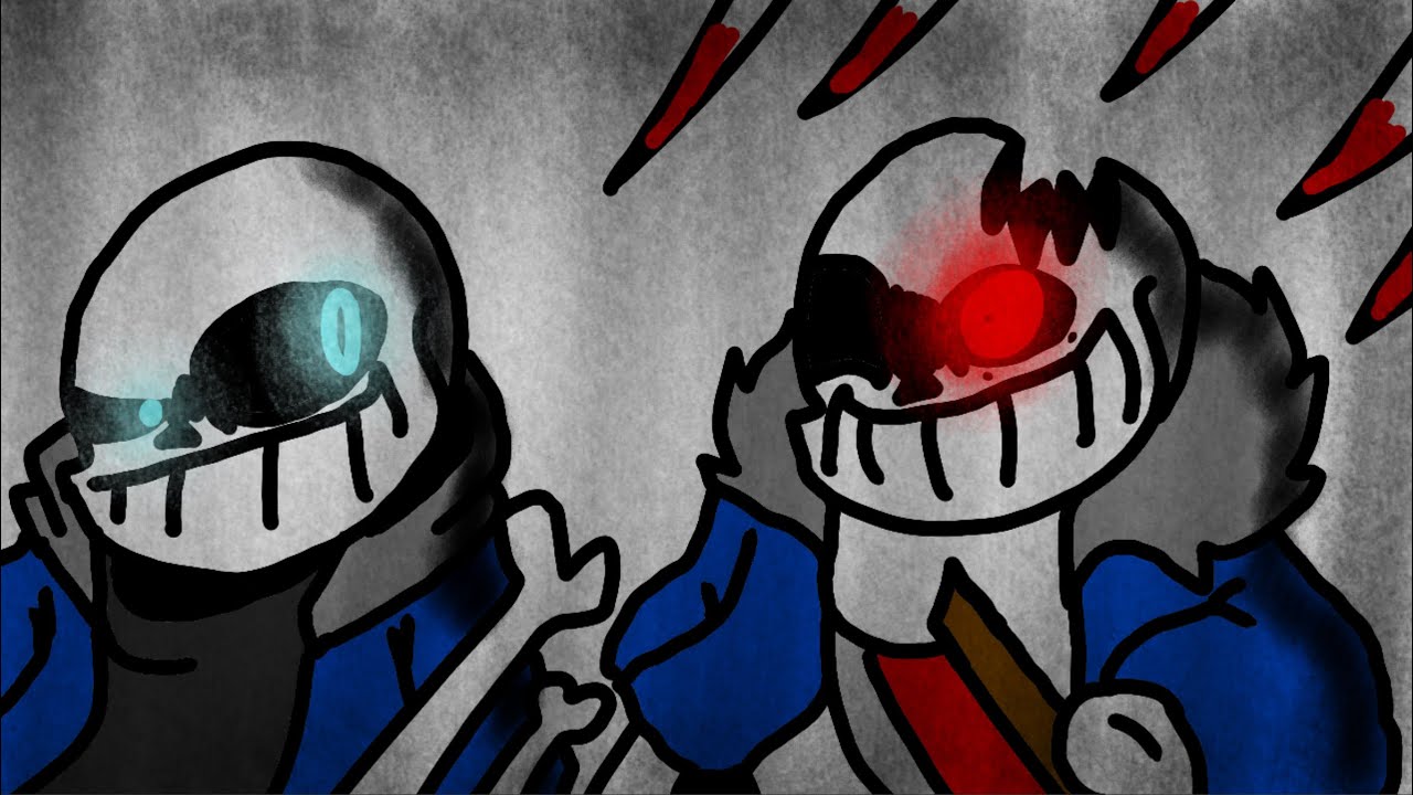 GLITCH!TALE Sans vs HORROR!Sans REMASTERED