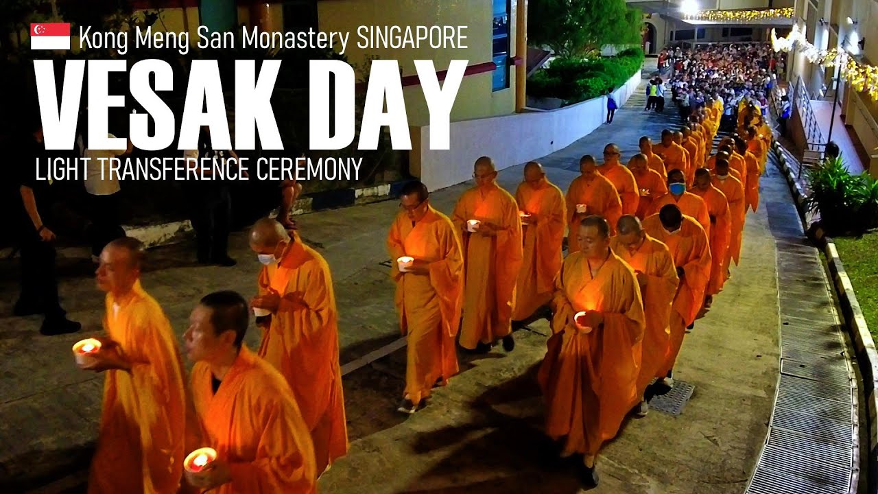 Light Transference Ceremony - Vesak Day 2024 - Kong Meng San Monastery, Singapore 🇸🇬 [4K]
