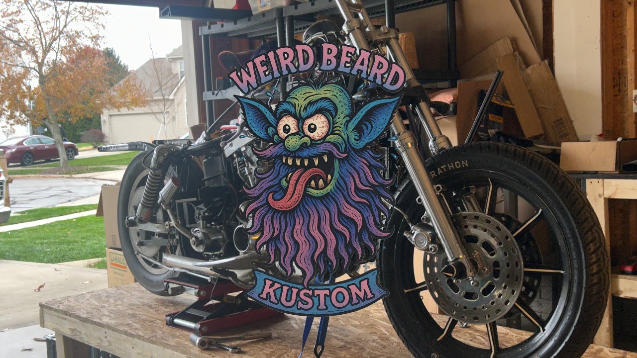 The SHOVELHEAD finally makes progress! @WeirdBeardKustom #shovelhead #shovelheadchopper #harley