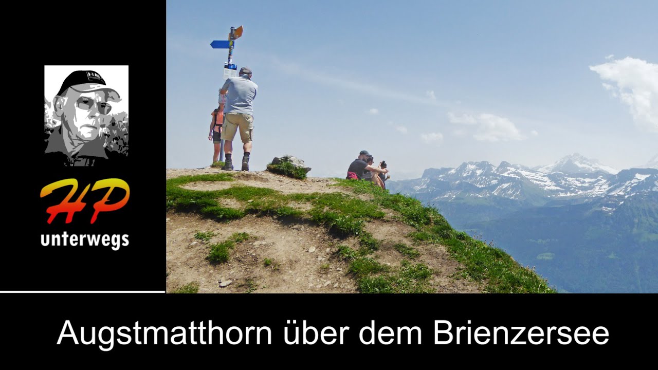 Augstmatthorn (2137 m) &uuml;ber dem Brienzersee