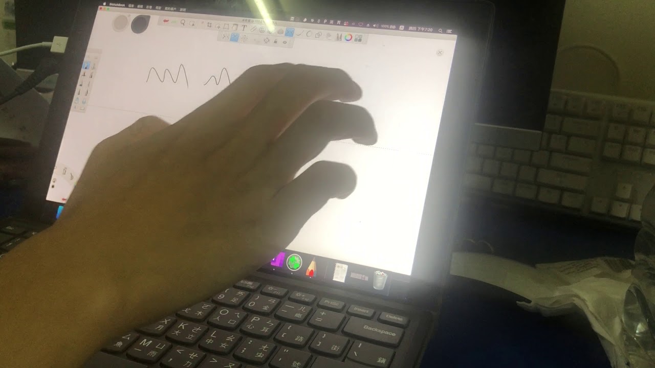 hackintosh tablet : miix 520(i2c touchscreen) pen demo