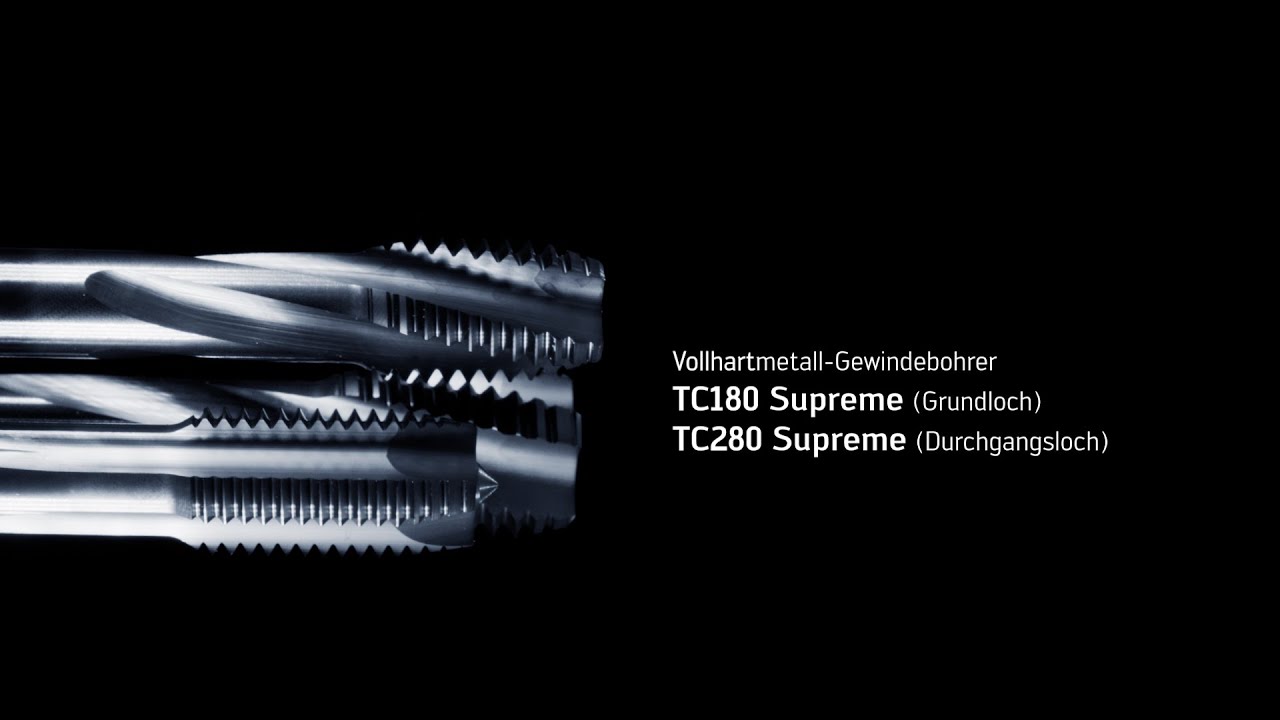 Walter VHM Gewindebohrer - TC180 Supreme & TC280 Supreme