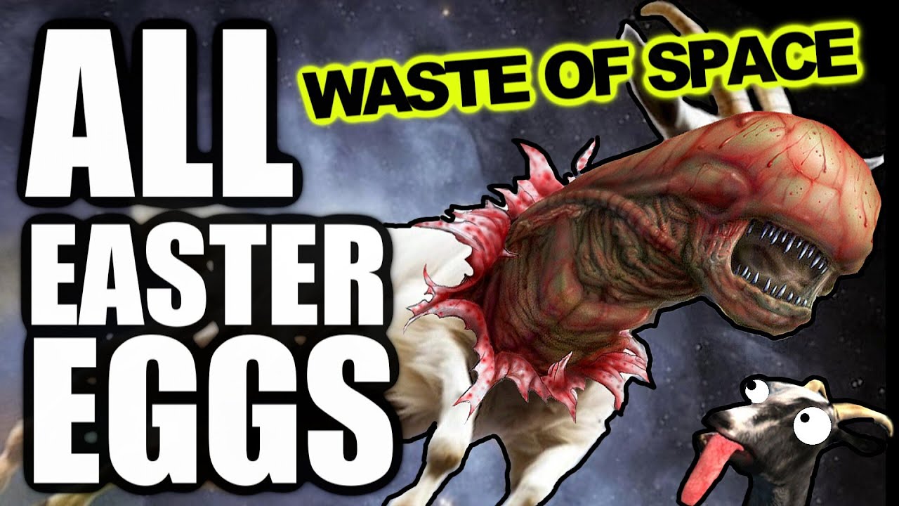 Goat Simulator REMASTERED: WASTE OF SPACE All Easter Eggs And Secrets