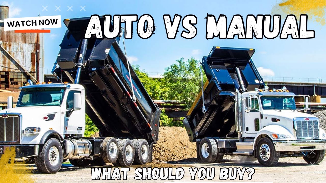 AUTOMATIC VS MANUAL DUMP TRUCK WHAT TO BUY? | POPS GOES TO JAIL | OWNER OPERATOR WORK | LOT LIZARDS
