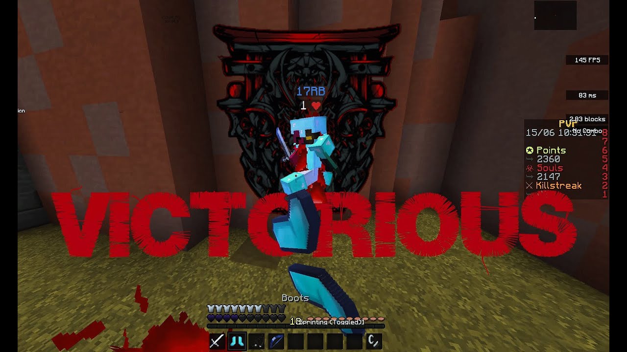 BlocksMC PVP | Victorious Revange