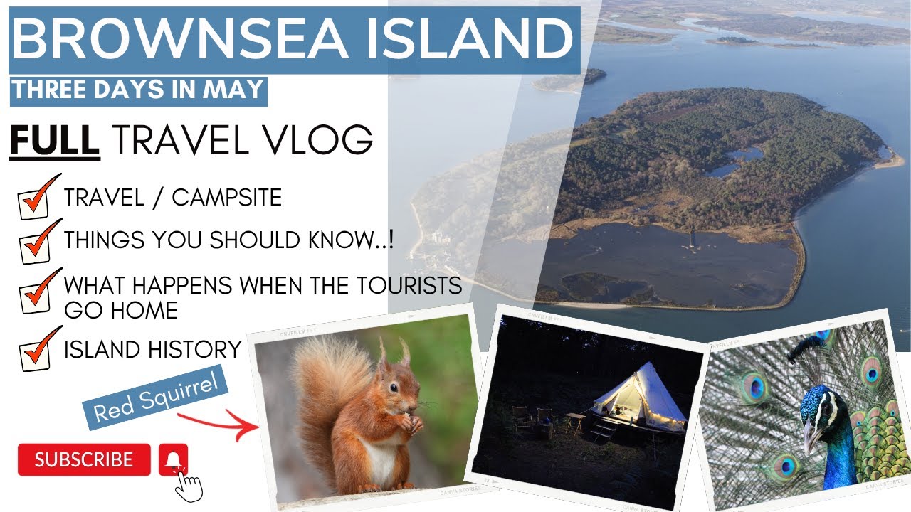 Brownsea Island ( Three days in may ) | FULL Travel Vlog | Dorset