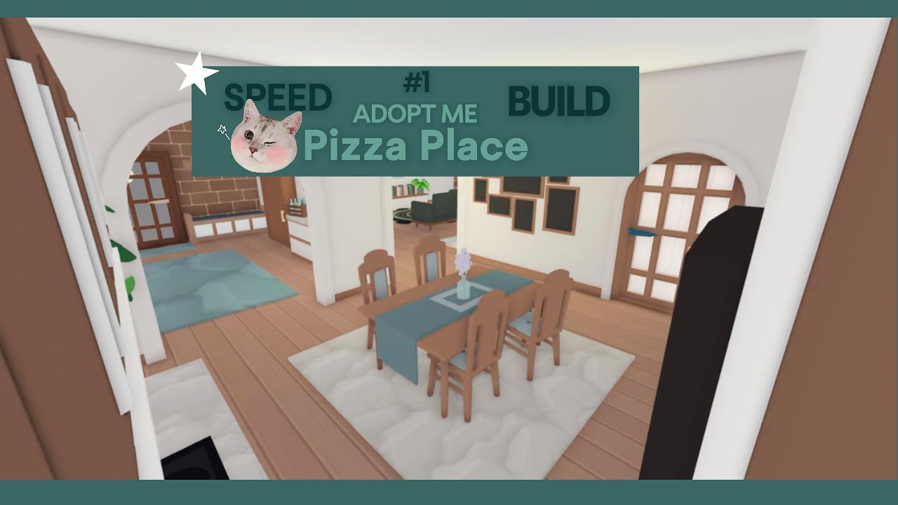 Pizza Place // Speed Build // Adopt Me // DinoNuggetBuilding