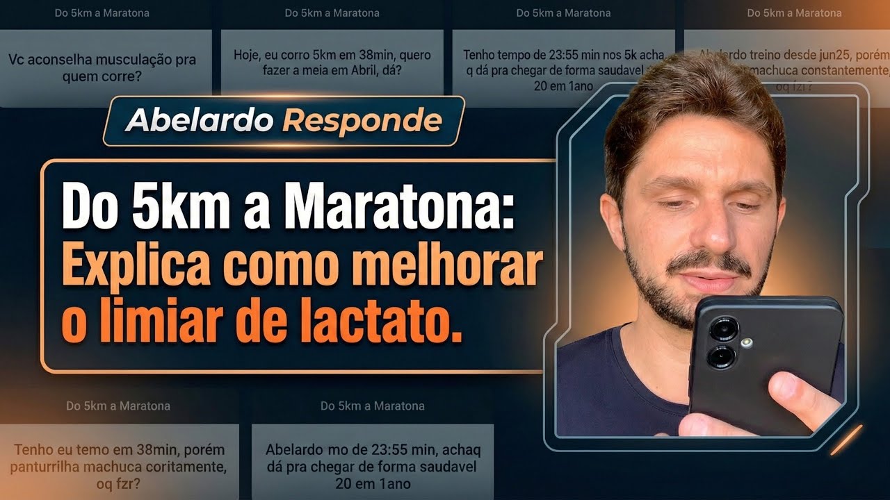 COMO AUMENTAR O LIMIAR DE LACTATO | ABELARDO RESPONDE 