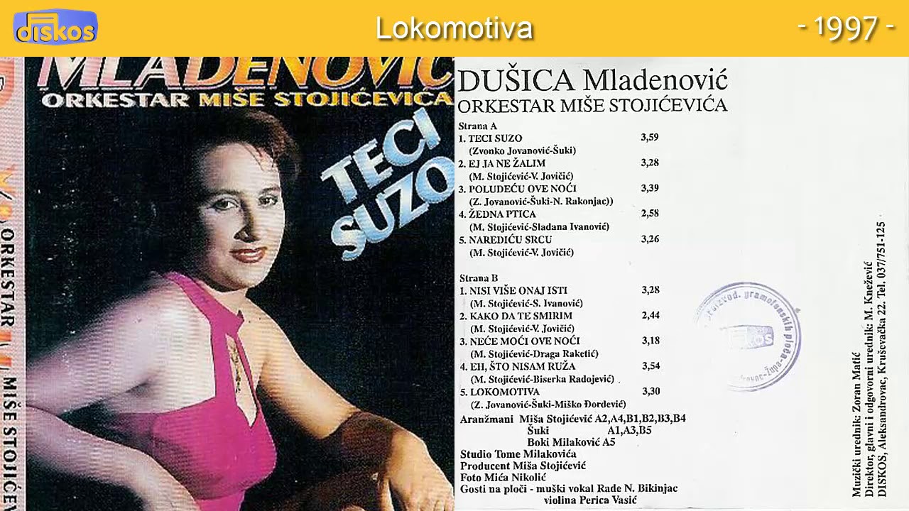 Dusica Mladenovic - Lokomotiva - (Audio 1997)