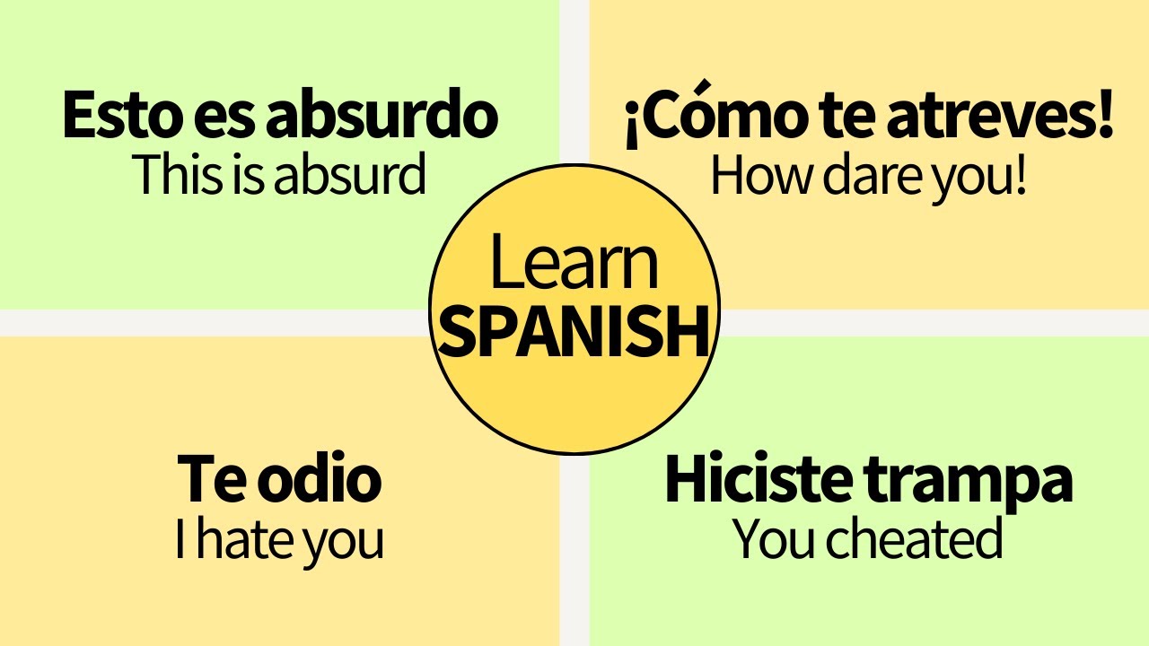 Learn useful Spanish phrases