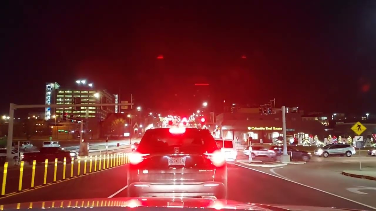An evening drive through my town, Store to Hood. Test Video. COMO