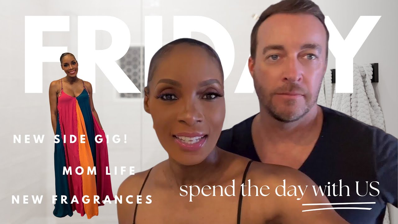 SPEND THE DAY WITH US | new side gig | new fragrances | real mom life #family #couplevlog