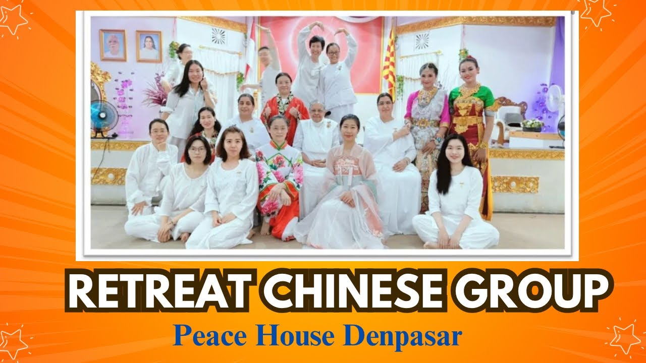 Glimpse of Chinese retreat with BK Sister Sapna in Bali, Indonesia.