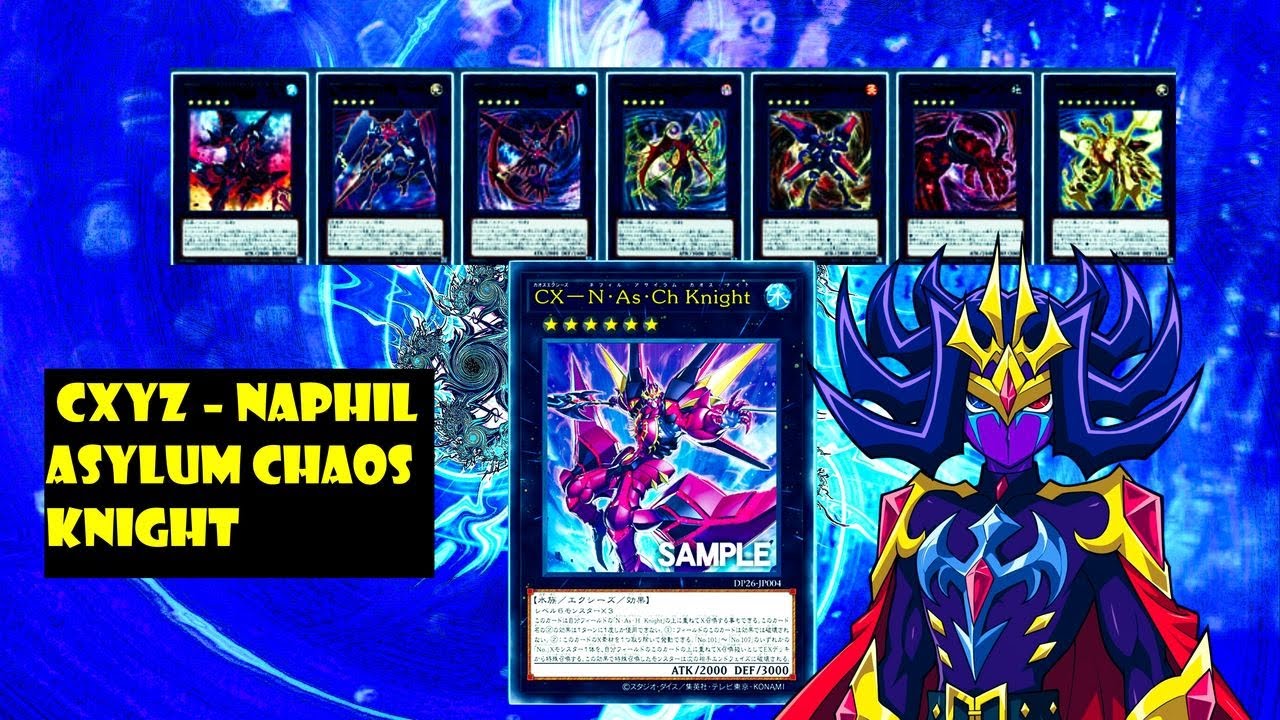 (YGOPRO)CXyz – Naphil Asylum Chaos Knight deck, all  CXyz ,Duelists of the Abyss,Nash