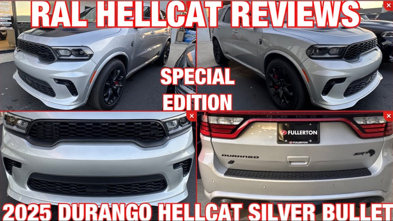 2025 DODGE DURANGO HELLCAT SILVER BULLET REVIEW Special Edition -From a Ral Hellcat Perspective 😎👍