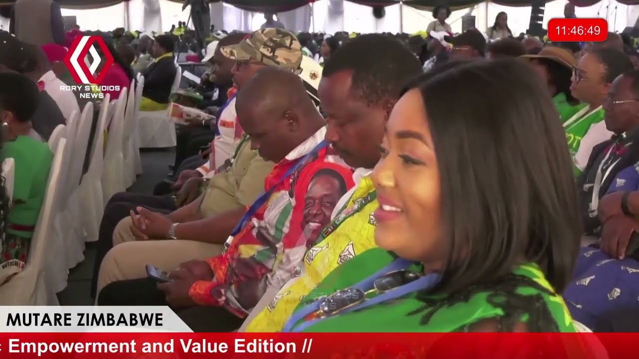 Тино Мачакайре выступает на конференции Zanu PF