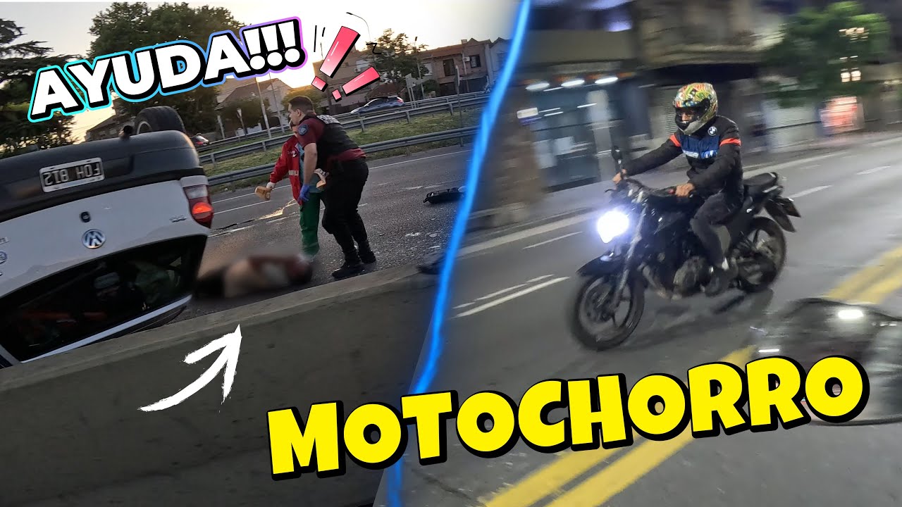MOTOCHORRO FALLA☠️ / SE DIO VUELTA EL AUTO Y LA QUEDO Observaciones Diarias 269