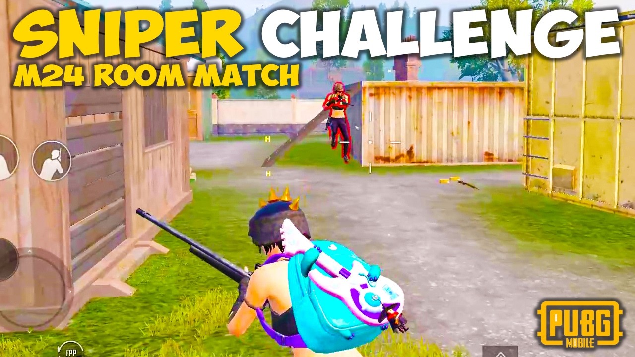 PUBG Mobile M24 Room Match 🔥 Sniper Challenge