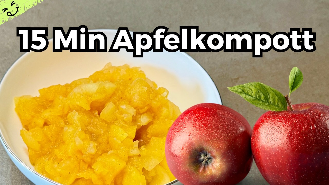 Apfelkompott selber machen 🍎 &ndash; schnell, einfach & super lecker!