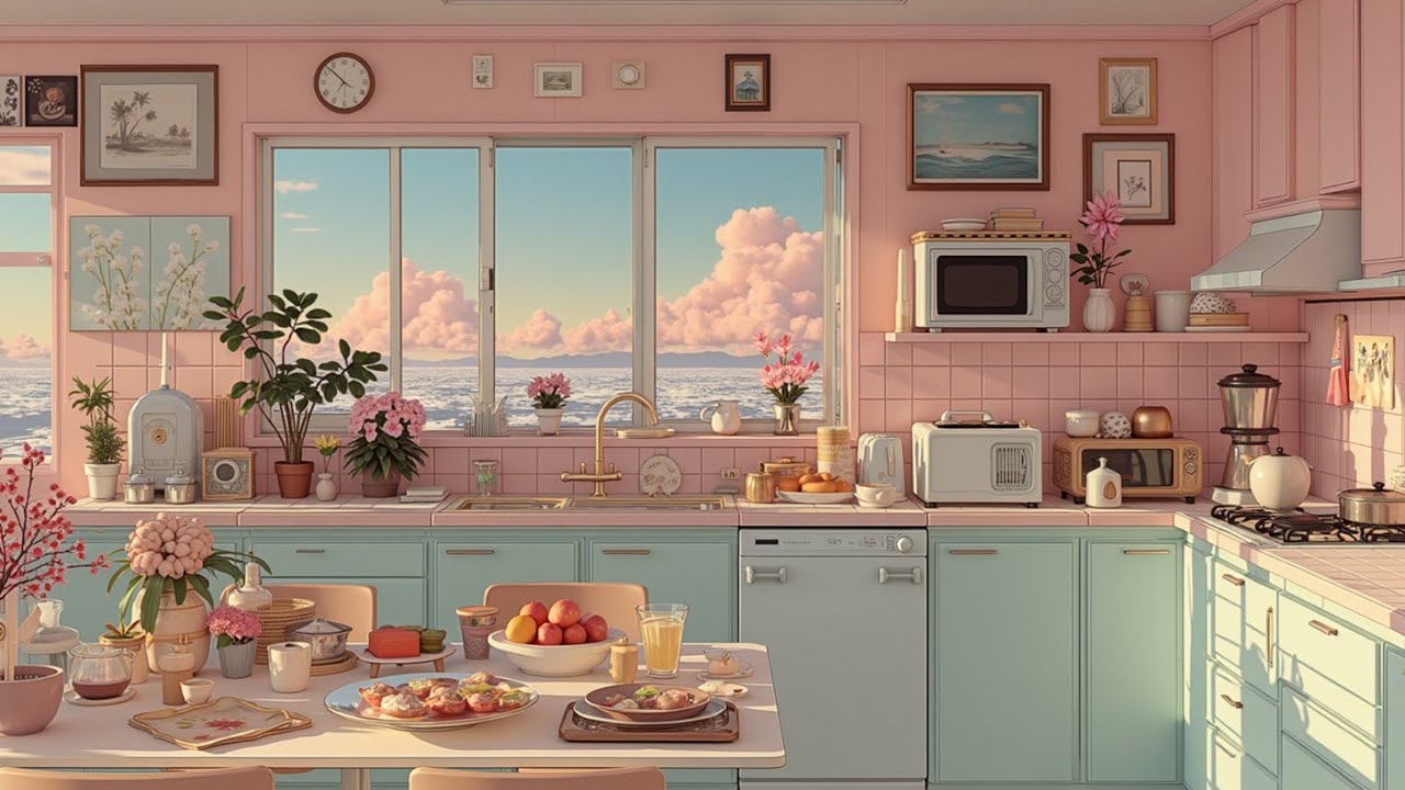 Relaxing Lofi Beats For Study & Sleep | Calm Aesthetic Kitchen Vibes