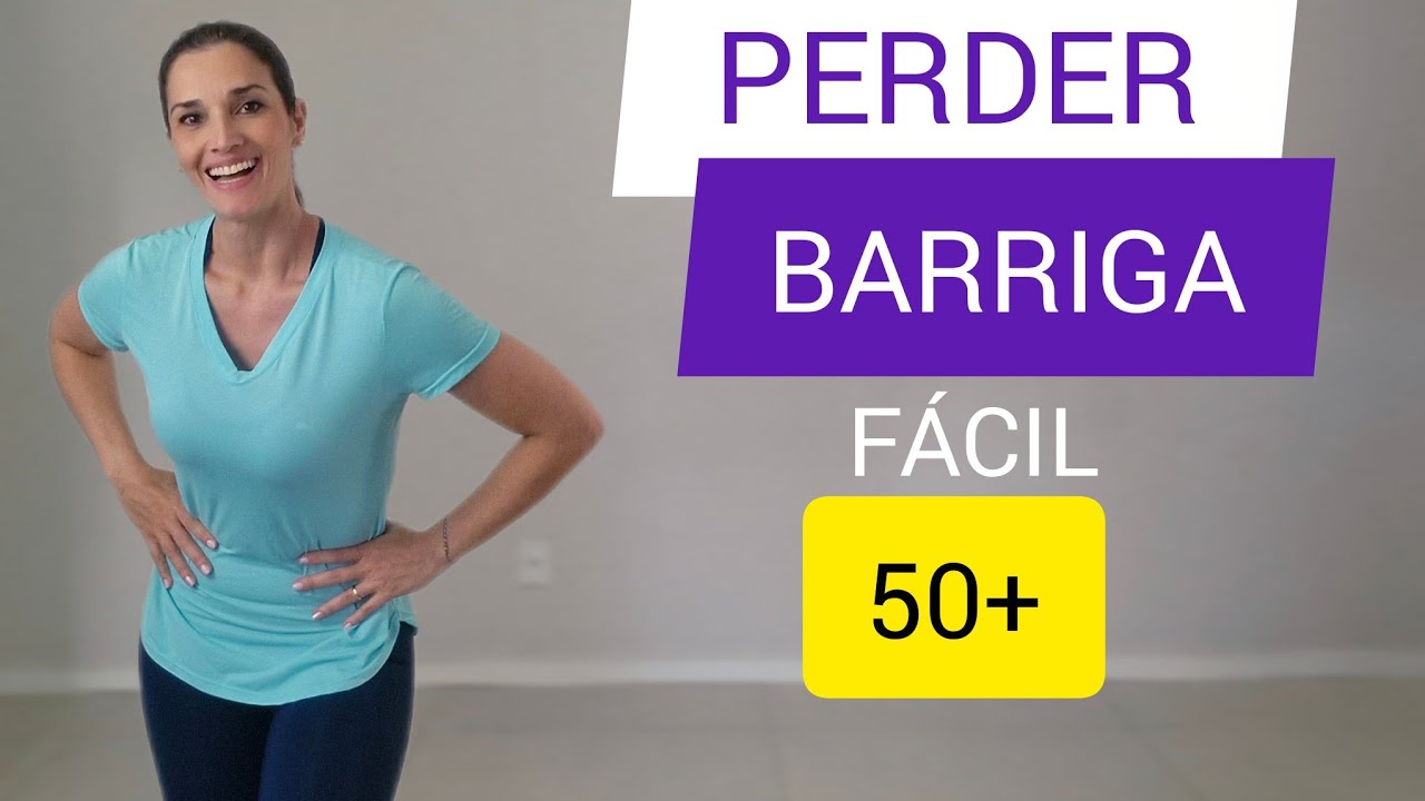 PERDER BARRIGA depois dos 50 | Iniciantes e Idosos | Leila Franz