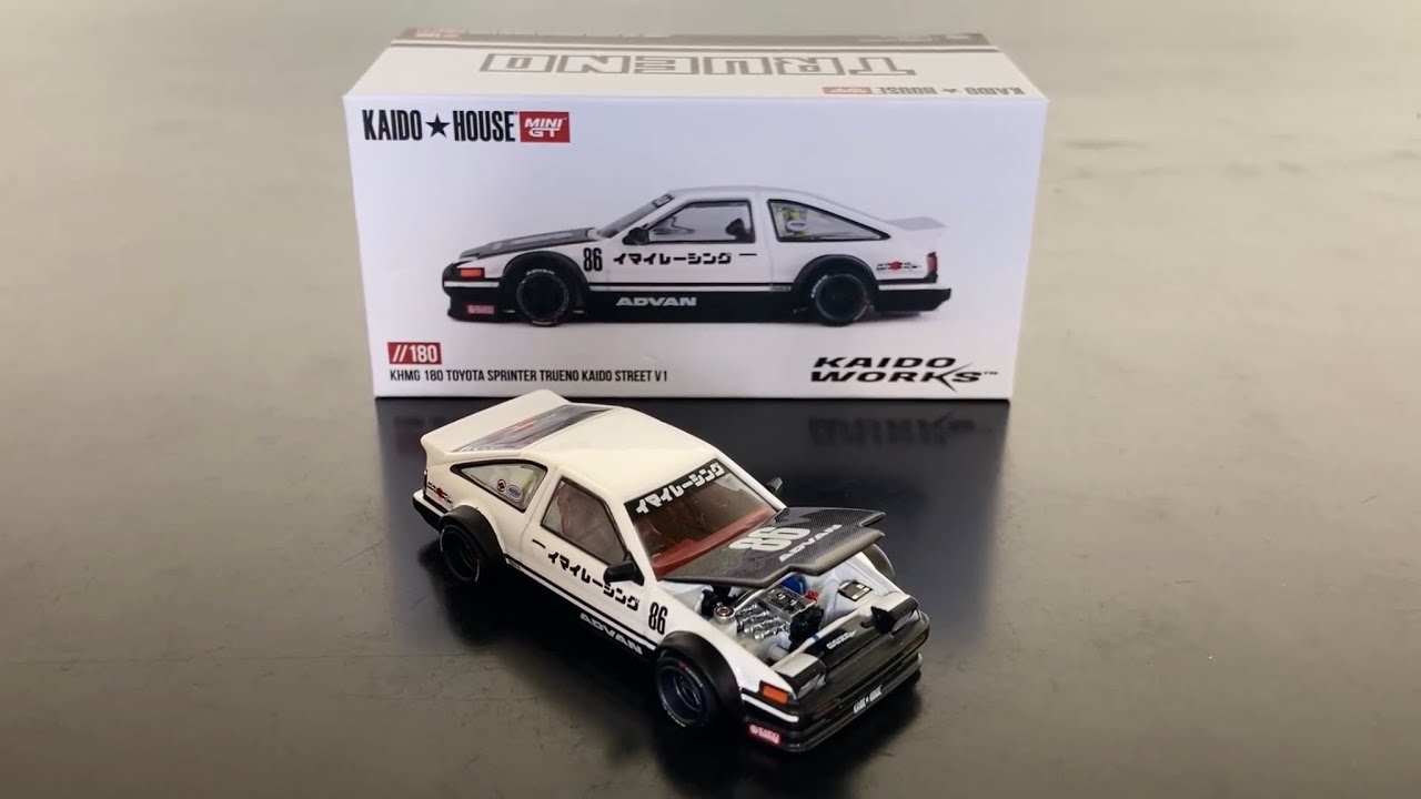 Kaido House Toyota Sprinter Trueno Kaido Street V1. Unboxing and review 