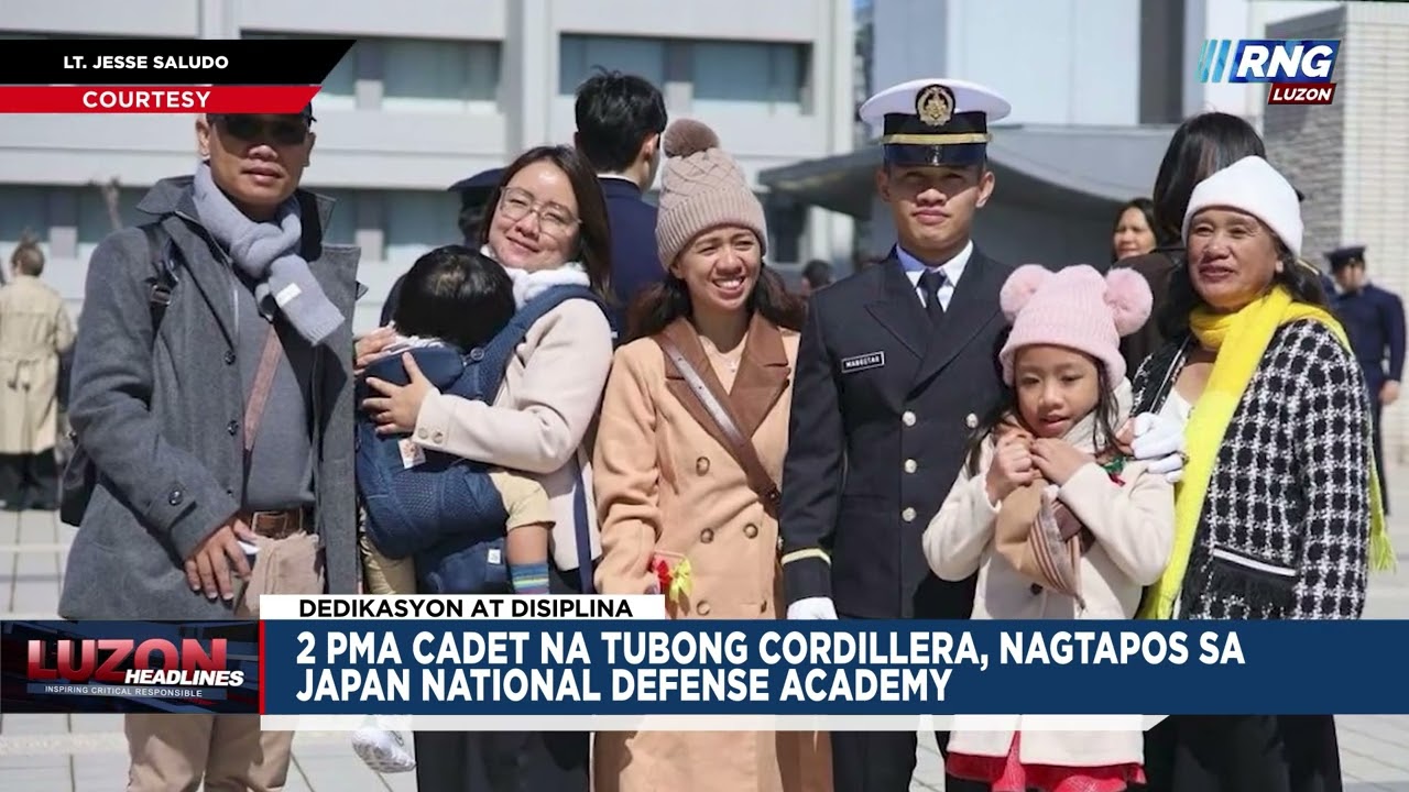 2 PMA cadet na tubong Cordillera, nagtapos sa Japan National Defense Academy | Luzon Headlines