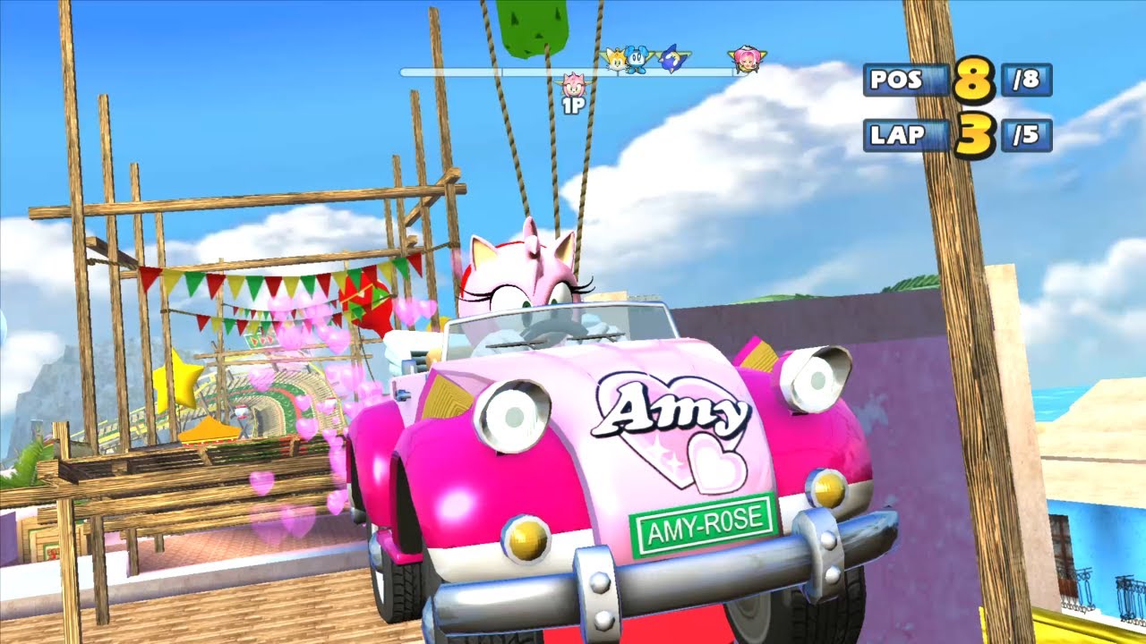 AMY Jump Parade 5 Laps Expert (Request) Sonic & Sega All-Stars Racing (2022)