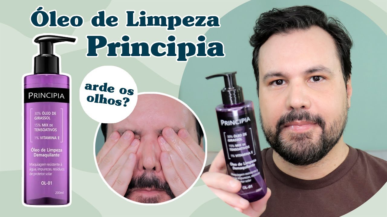ÓLEO DE LIMPEZA PRINCIPIA Cleansing Oil Demaquilante Resenha OL-01